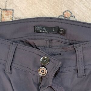 Prana Womens Gray Chino Pants - Slate